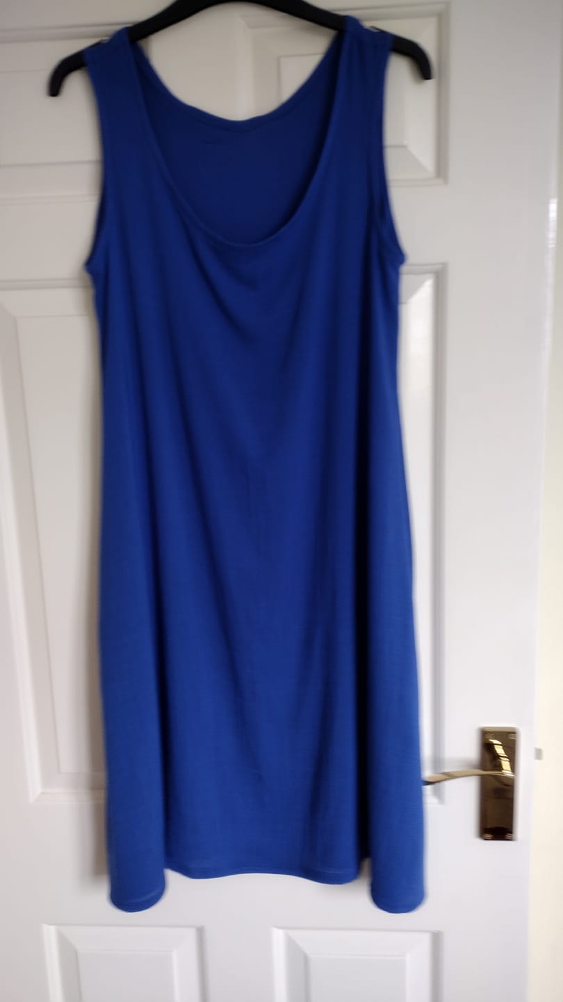 Customer photo review of Plain Linen Look Viscose Fabric