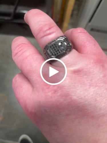 Customer video review of All Black Champion CZ Ring .925 Sterling Silver