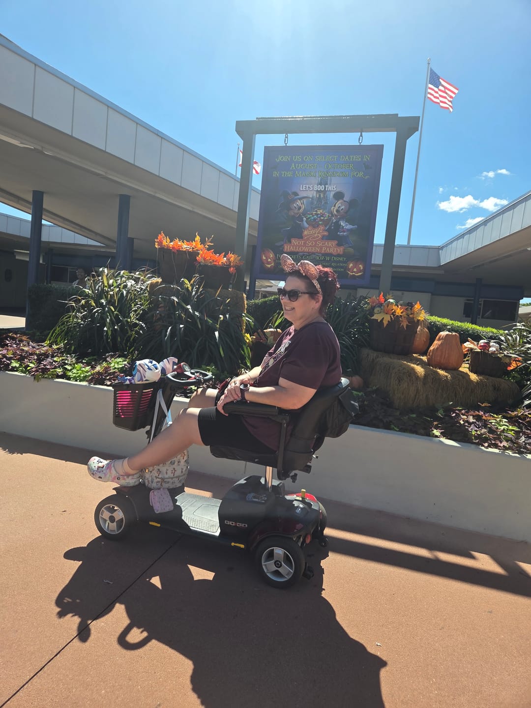 Customer photo review of Multiday Rental 3 Wheel 400 Pound Rated Scooter