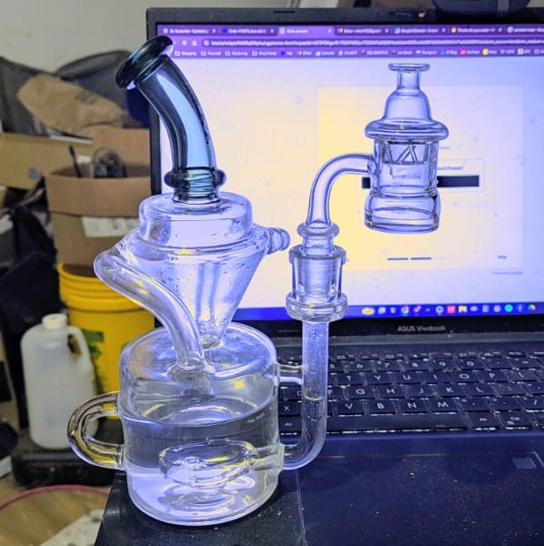 Customer photo review of 3mm X 25mm AFM Wide Thick Bottom Quartz Banger