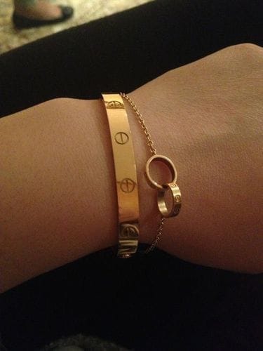 Customer photo review of LOVE BRACELET 6.1MM