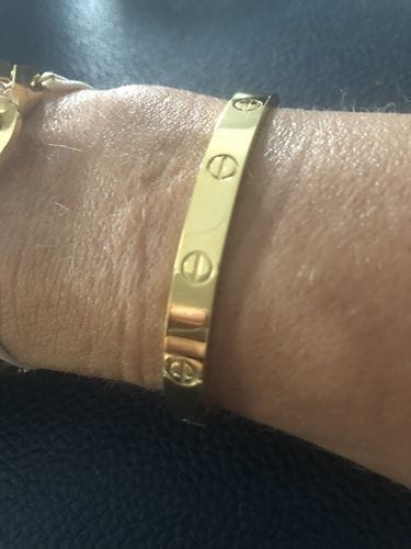 Customer photo review of LOVE BRACELET 6.1MM