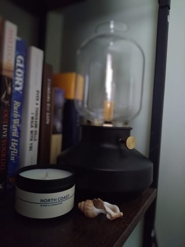 Customer photo review of Mini North Coast Candle | Born & Bred