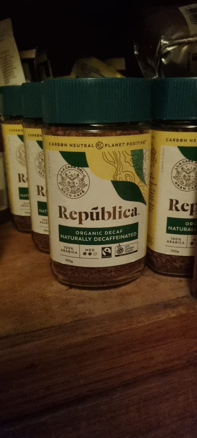 Customer photo review of Organic Decaf Instant Coffee 100g