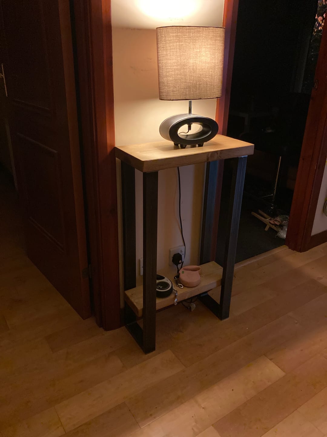 Customer photo review of Console Table with Shelf 22.5cm Depth | 84cm High