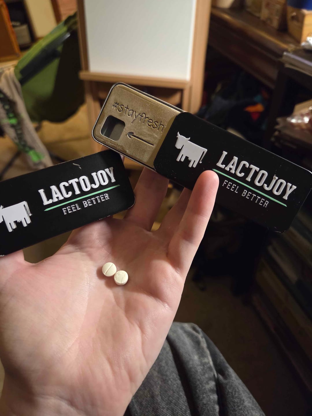 Customer photo review of LactoJoy Lactase Pills - 14.500 FCC - 45 pcs