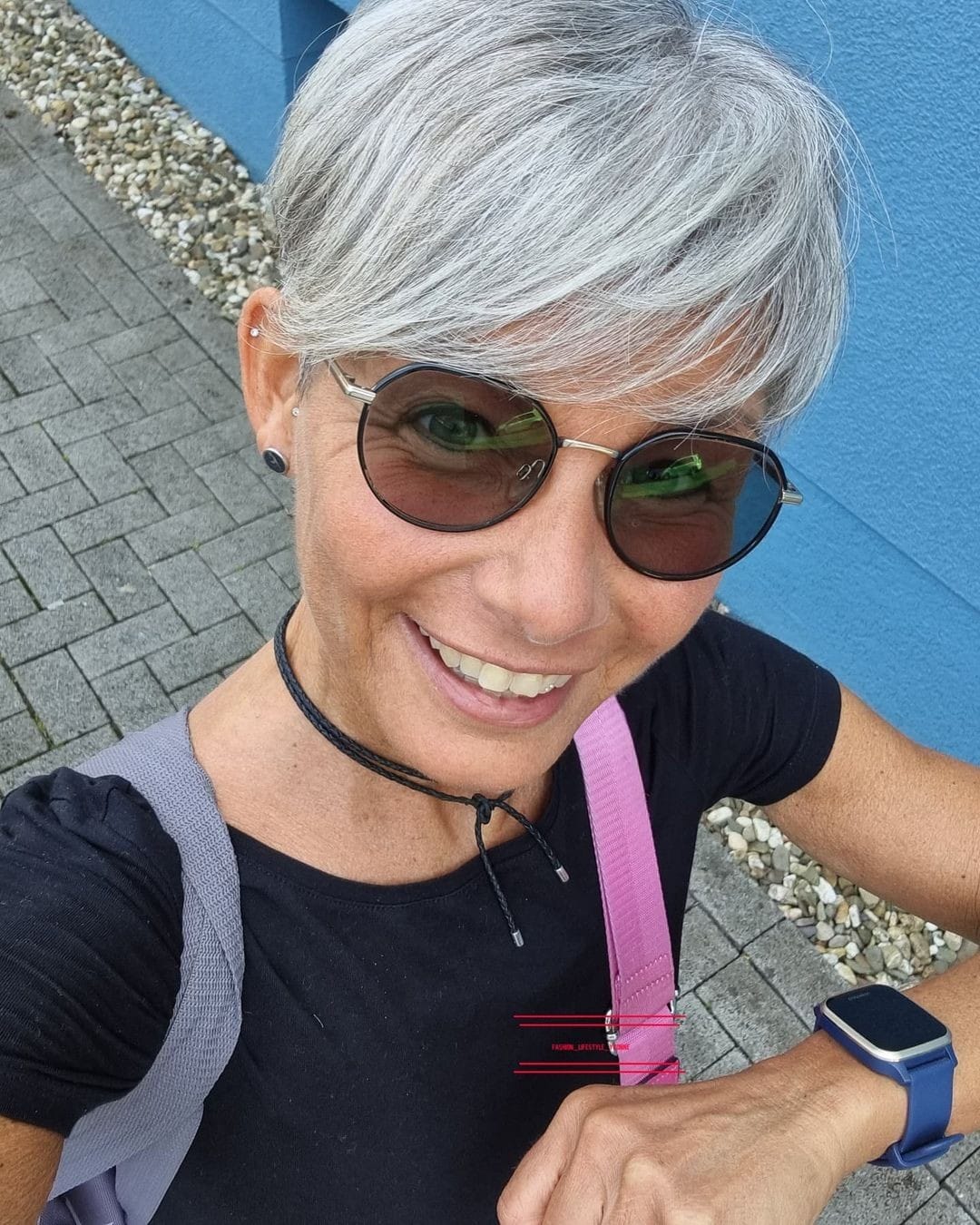 Customer photo review of 2025 New Short Hair Topper For Thinning Hair