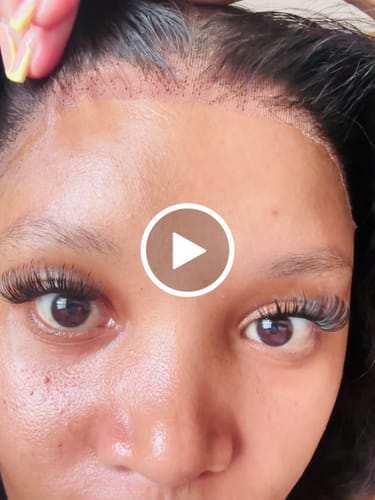 Customer video review of Ultimate Extra Hold Lace Glue (Waterproof, Invisible Bond)