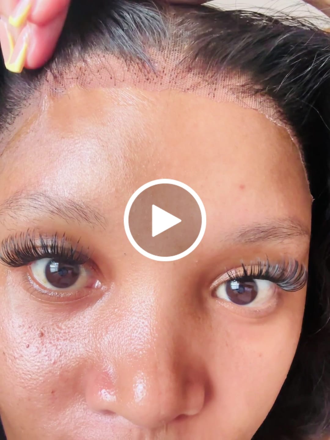 Customer video review of Ultimate Extra Hold Lace Glue (Waterproof, Invisible Bond)