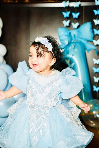 Gurkiran K. review of Children's Birthday Blue Dress Girls Prom Princess Dress image 1 out of 1