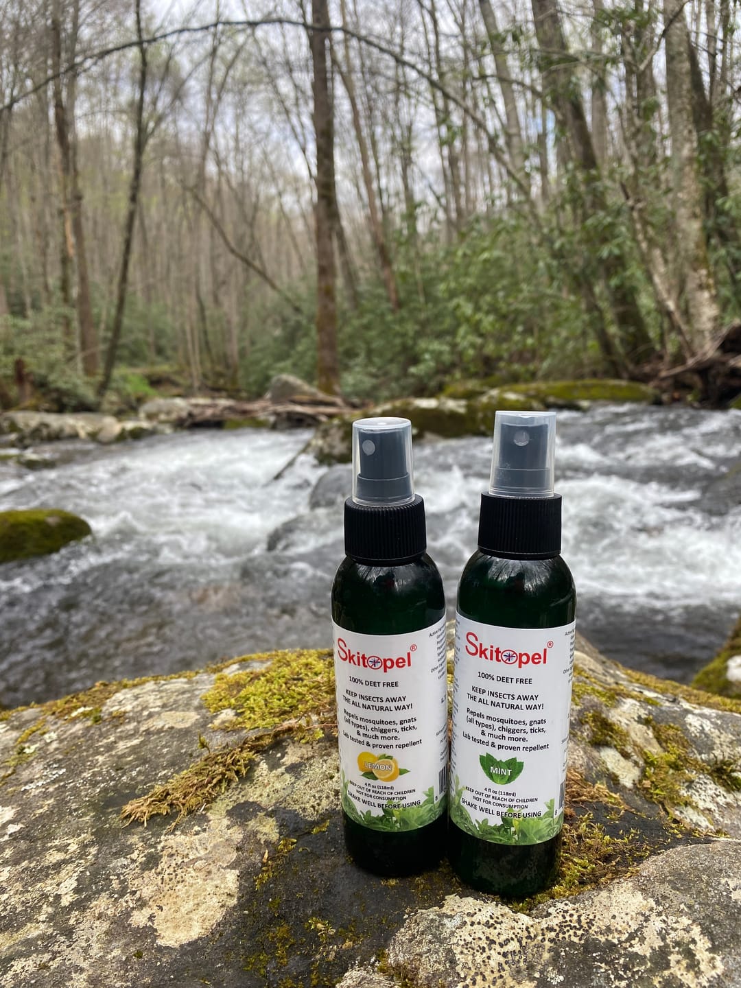 Customer photo review of Skitopel 8oz Lemon Insect Repellent Spray & 20oz Lavender Candle - Ultimate Bug Protection & Relaxation