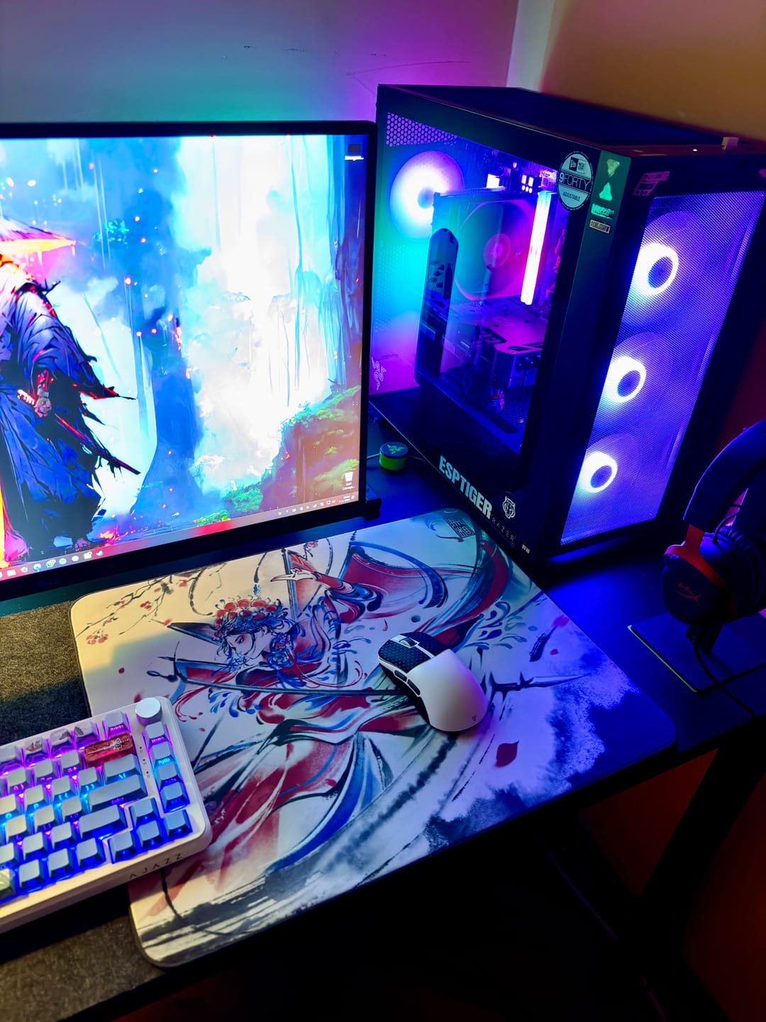Customer photo review of ESPTiger Pioneer Series Wu Xiang V2 Poron Mousepad