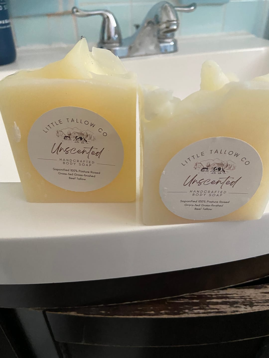 Customer photo review of Handmade Tallow Soap