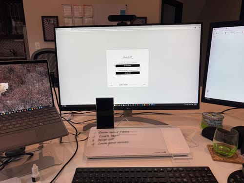 Customer photo review of DeskBoard Buddy