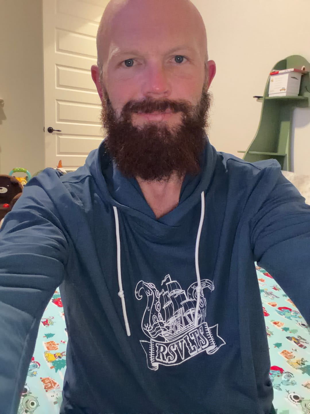 Customer photo review of Sea Ya Later! – Performance Hoodie