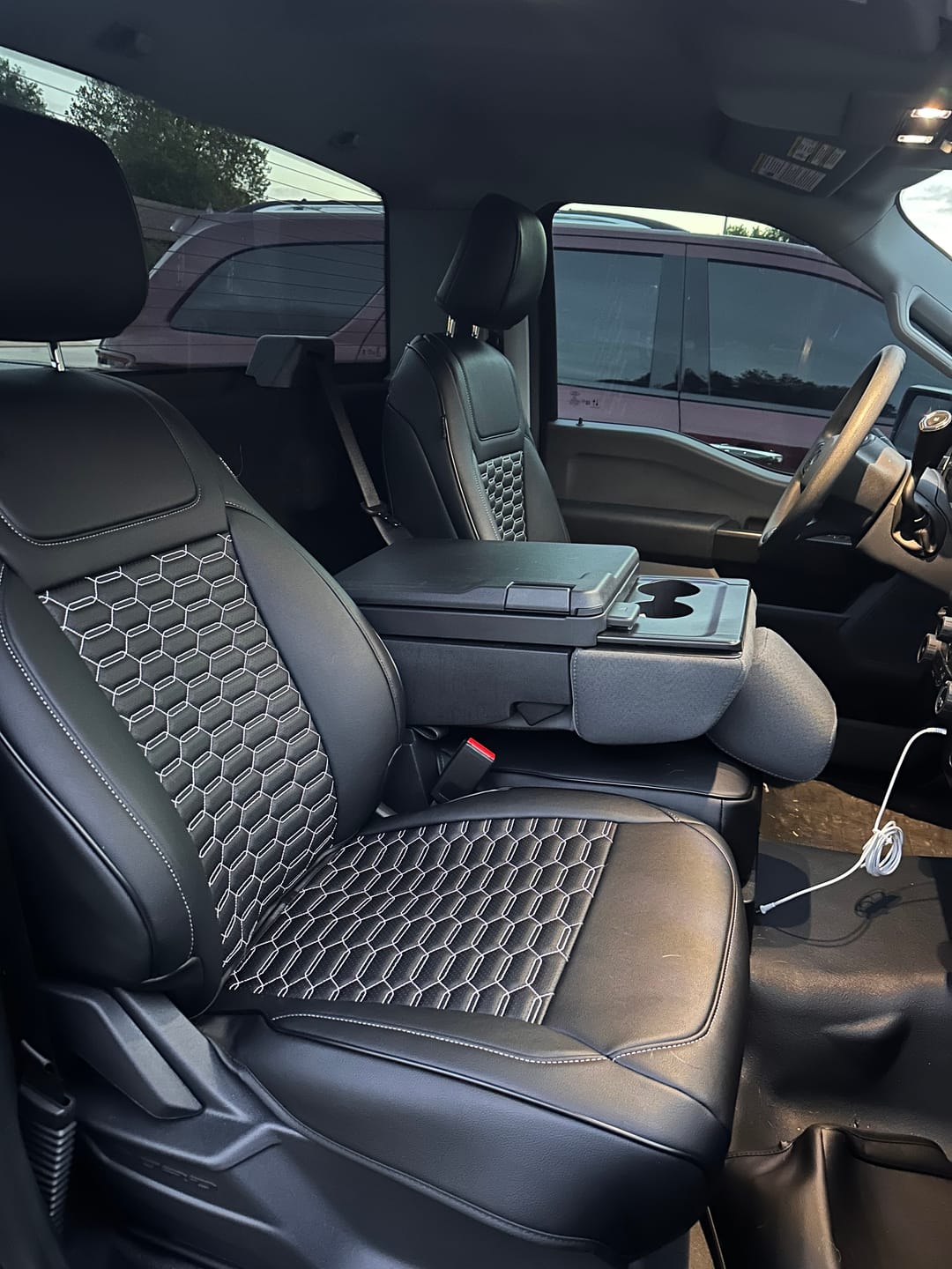 Customer photo review of 2021+ Ford F150 / 23+ F-250 F-350 Custom Seat Covers