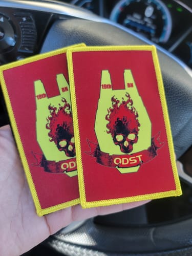Customer photo review of Hell Jumper - Limited Edition - 2.5”x 4" Sublimation Velcro Morale Patch