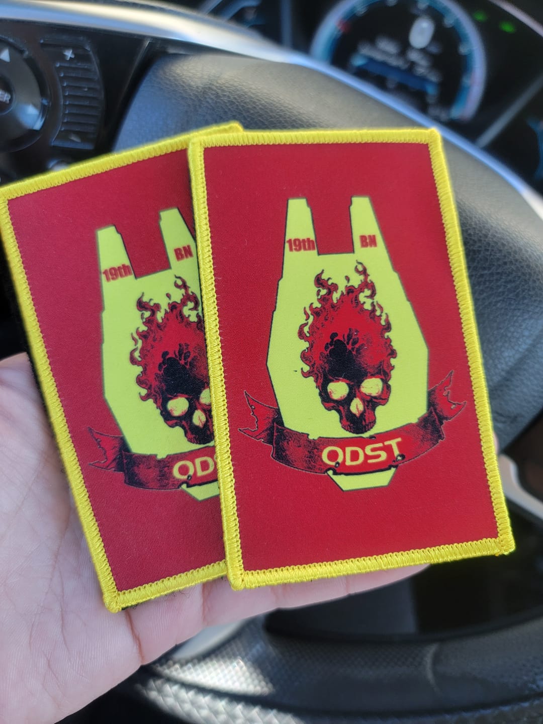 Customer photo review of Hell Jumper - Limited Edition - 2.5”x 4" Sublimation Velcro Morale Patch