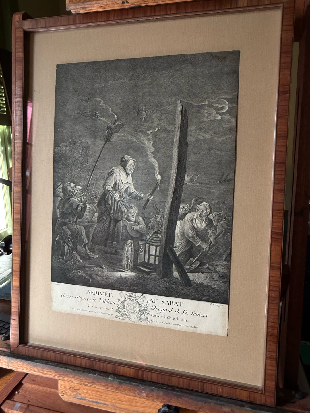 Customer photo review of GRAVURE XVIIIe siècle SORCELLERIE