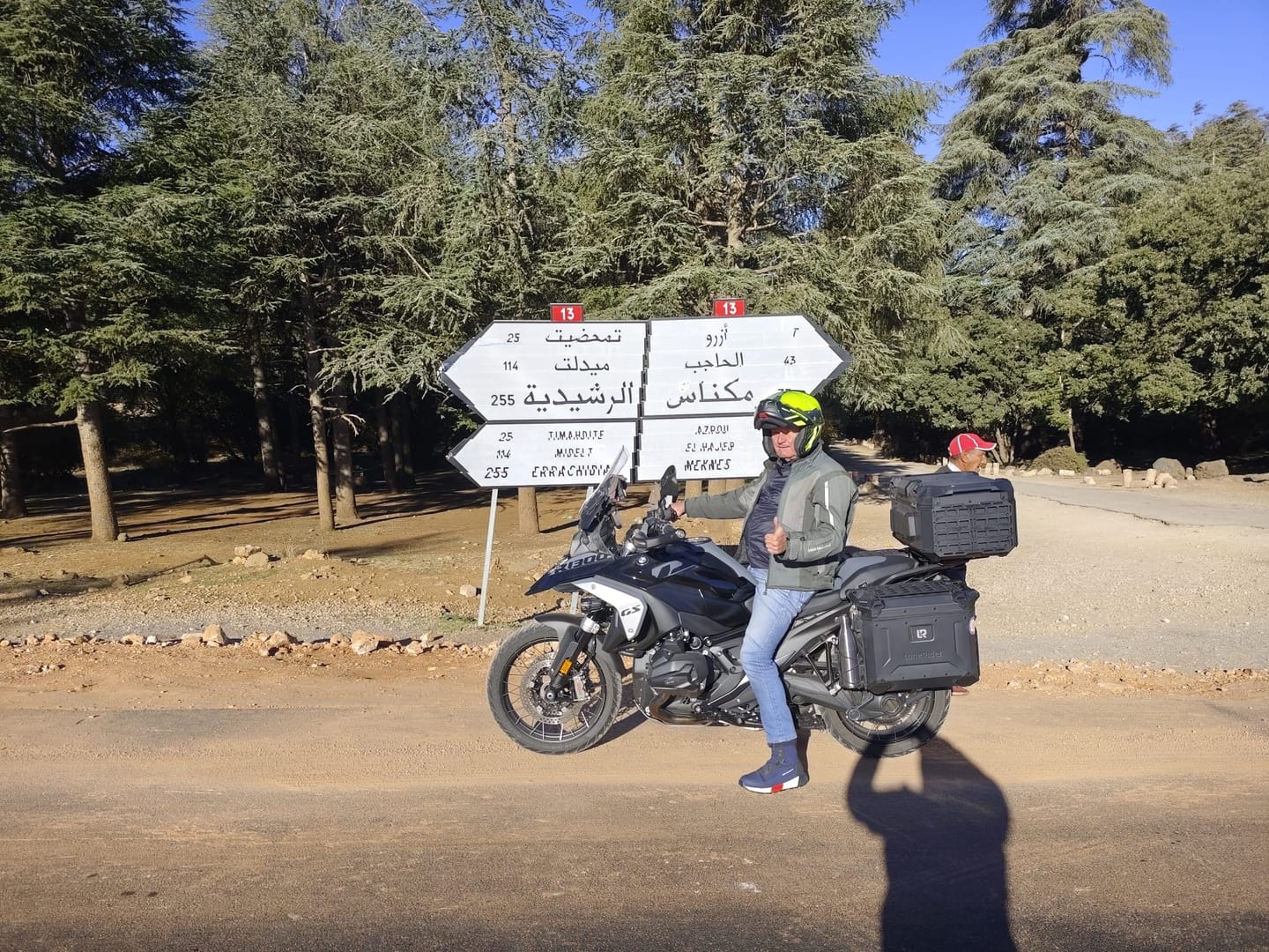 Customer photo review of MotoRacks – Motorcycle Luggage Pannier Racks