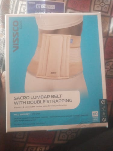 Customer photo review of Sacro Lumbar Belt (Mild Support) | Provides Support to Lower Back | Corrects Posture & Relieves Back Pain (Beige)