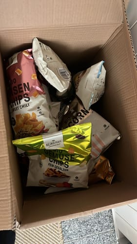 Kundenbewertung mit Foto zu Bio Erdnussflips