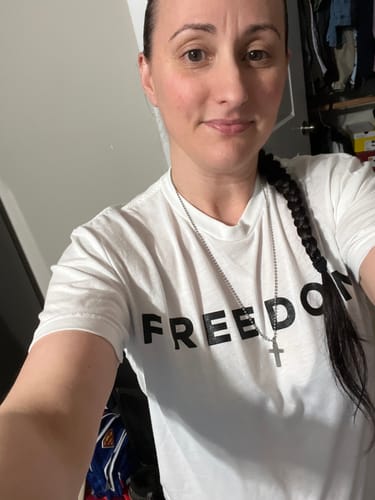 Customer photo review of Freedom CK T-Shirt