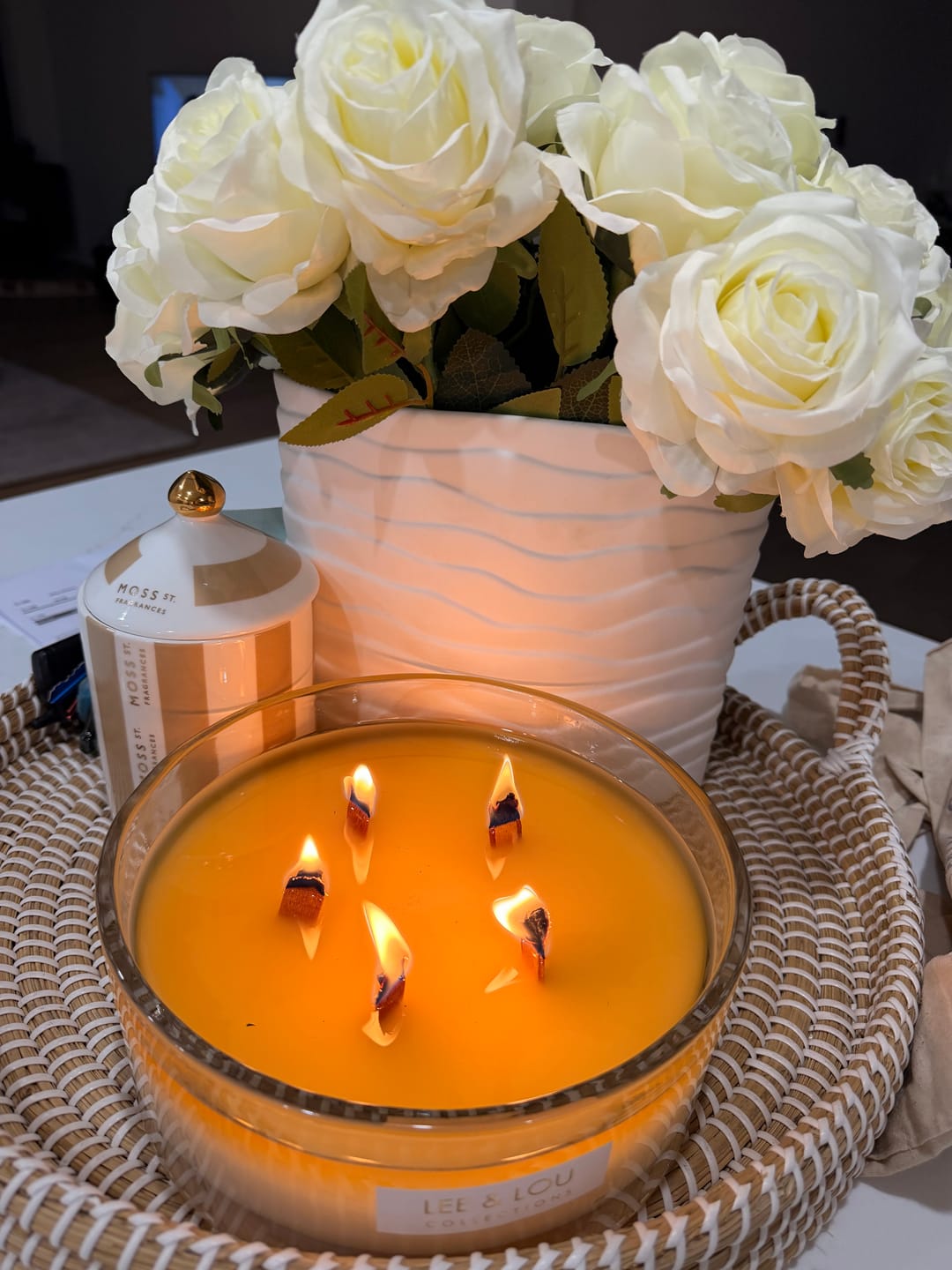 Customer photo review of Gardenia (Gardenia | Star Jasmine | Lily of the Valley) - Bowl Candle | 100hr Burn
