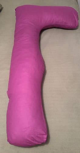 Customer photo review of L-Shaped Support Pillow