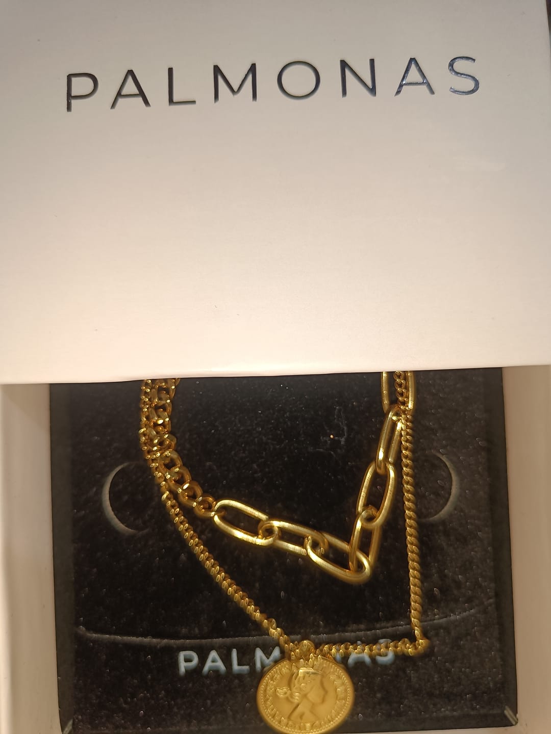 Customer photo review of Penny Elizabeth Three Layer Necklace