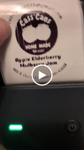 Customer video review of NIIMBOT B1 Inkless Thermal Label Printer, Create Professional Business Labels with Ease