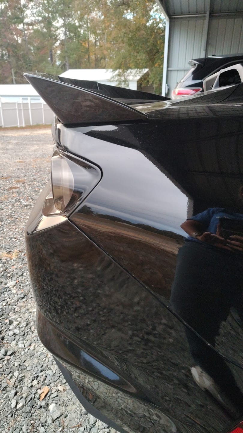 Customer photo review of 6th Gen Camaro Track Package Rear Spoiler