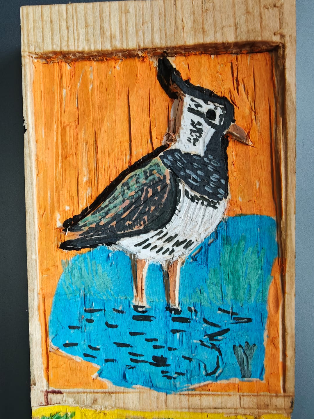 Customer photo review of Lindenholz Brett zum schnitzen 30 cm x 10 cm x 2,5 cm