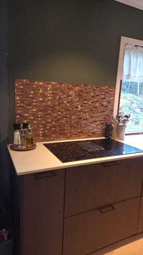 Customer photo review of Sofie stav selvklebende veggfliser