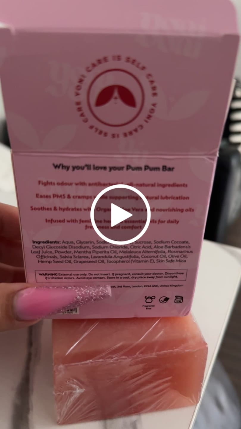 Customer video review of Pum Pum Bar - Yoni Bar