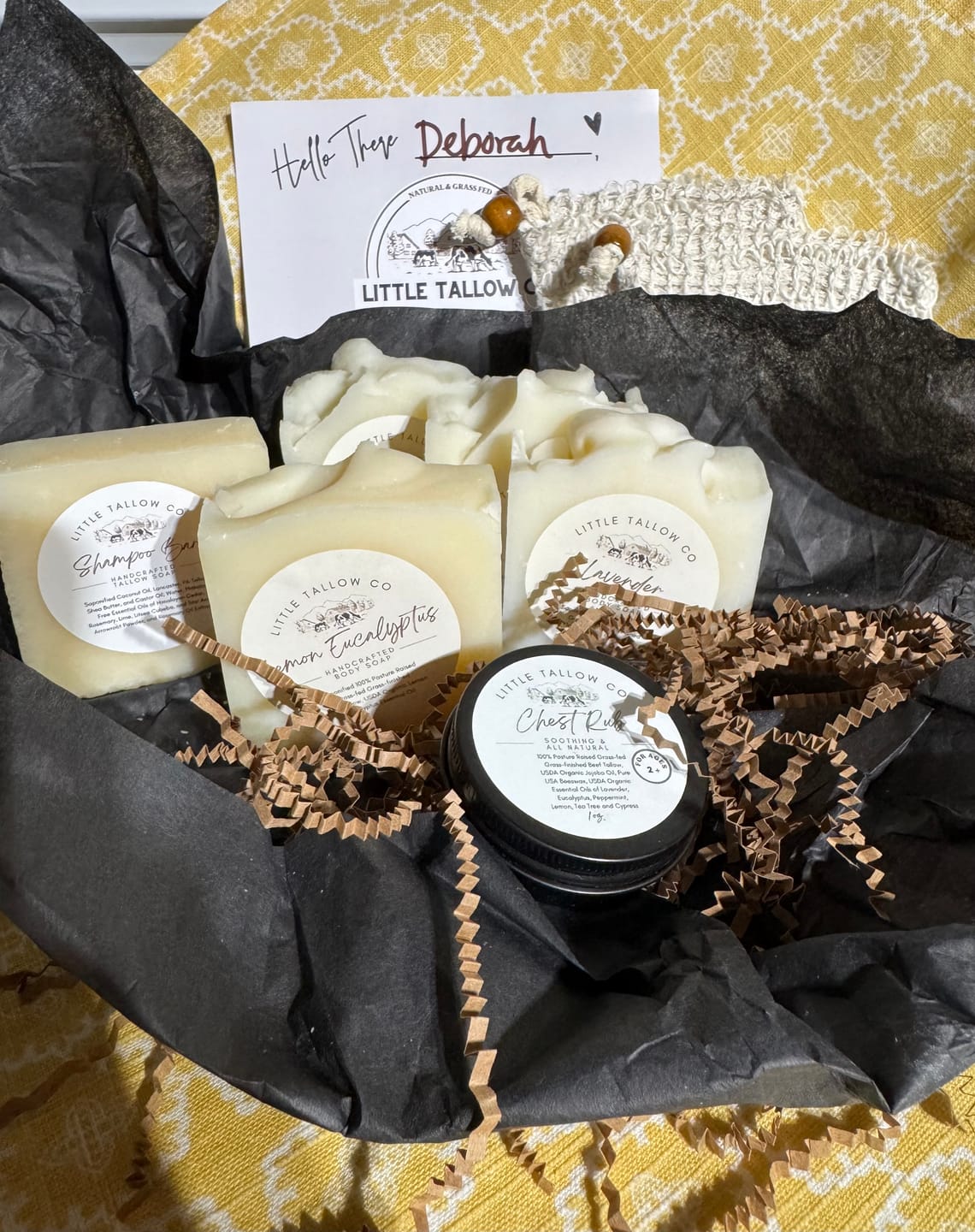 Customer photo review of Handmade Tallow Soap