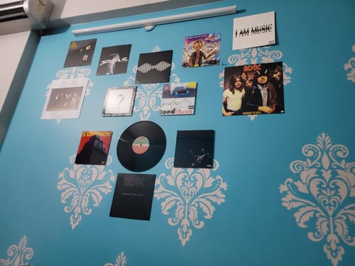 Customer photo review of VINYL RECORDS - ROCK