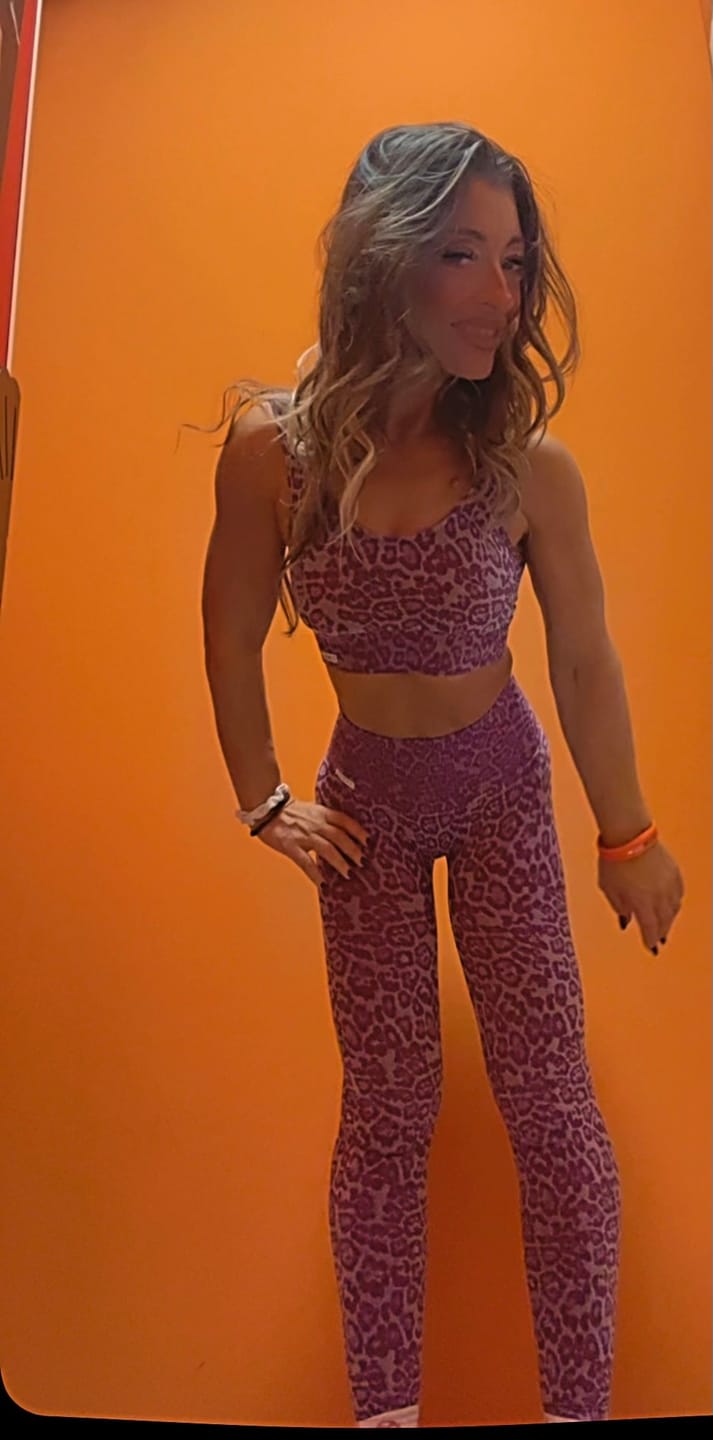 Customer photo review of Leggings Push Up Wild Essence BambùFIR Dark Purple