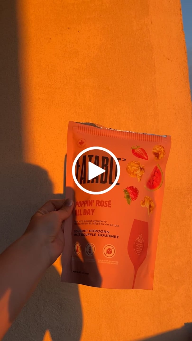 Customer video review of Poppin' Rosé All Day (125g) - Wine Infused Caramel Popcorn