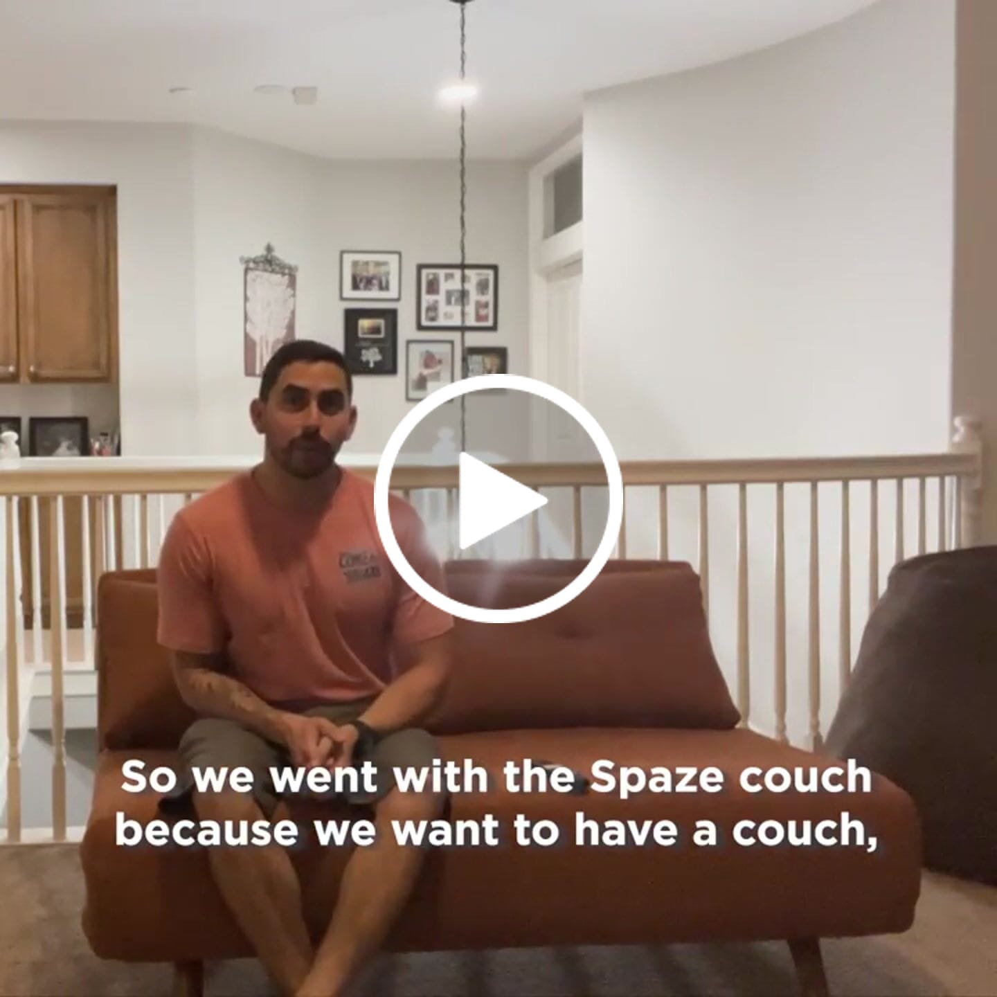 Customer video review of Napa Armless Sofa Bed
