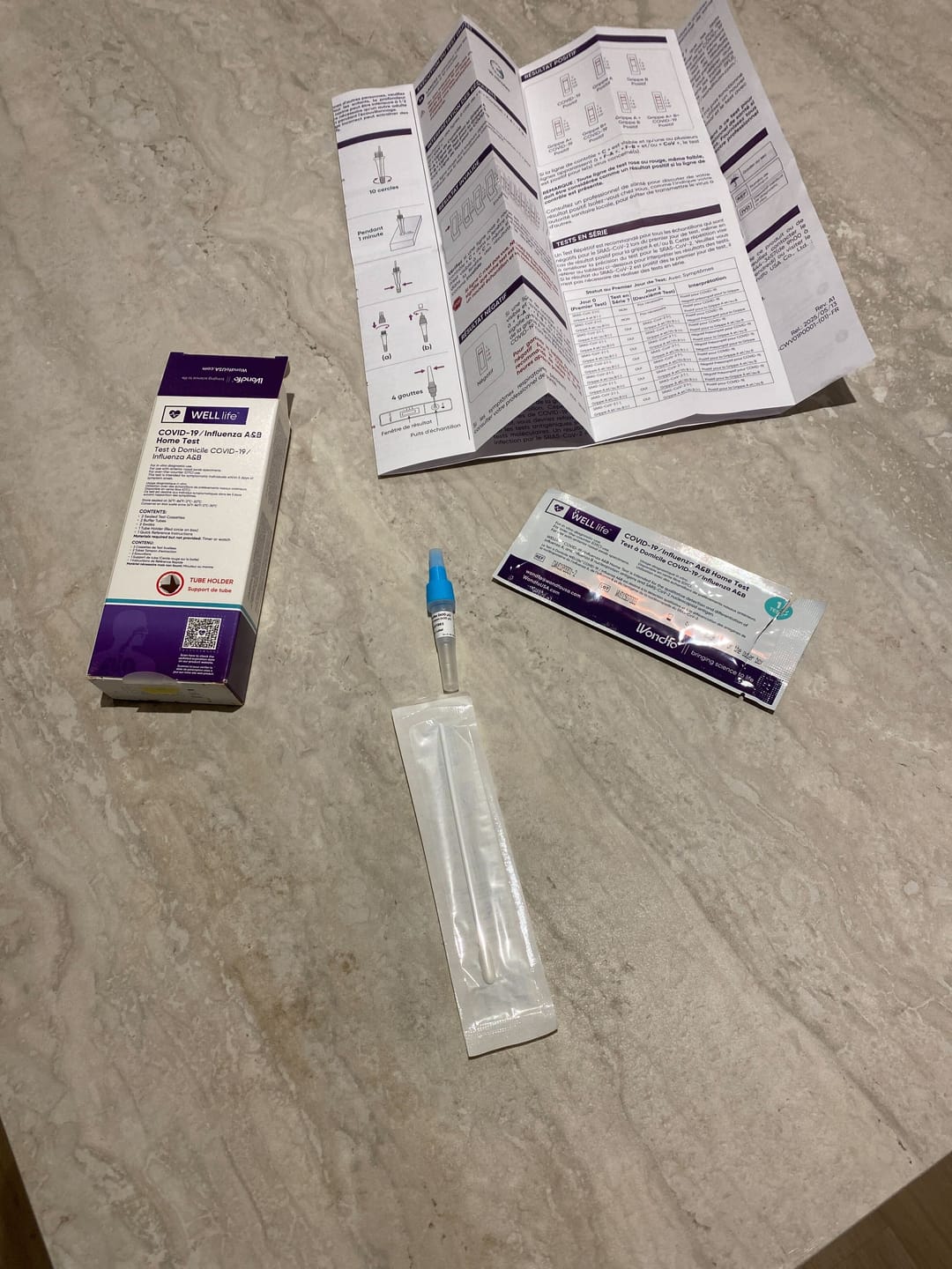 Customer photo review of WELLlife™ COVID-19 ⁄ Flu A&B Test Kit