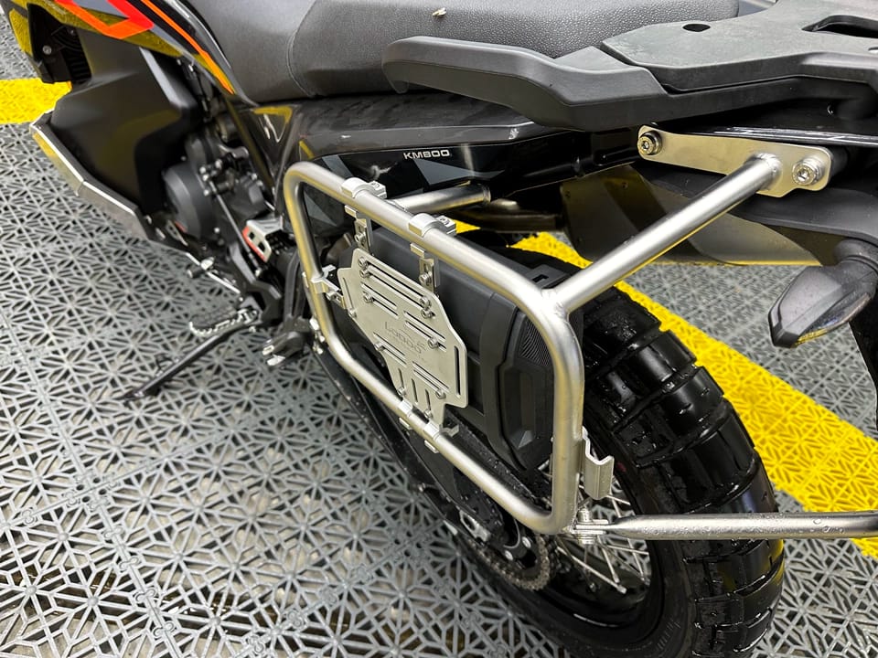 Customer photo review of PIKE TRACKER Series Side Cases and Top Case