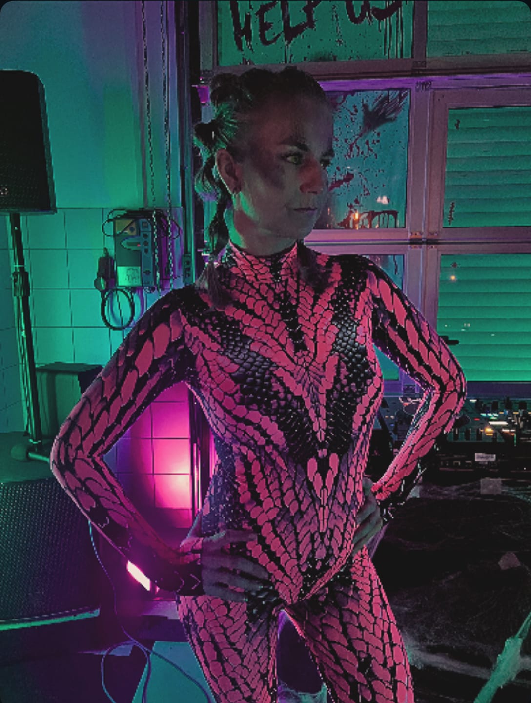 Customer photo review of Candy Viper Costume