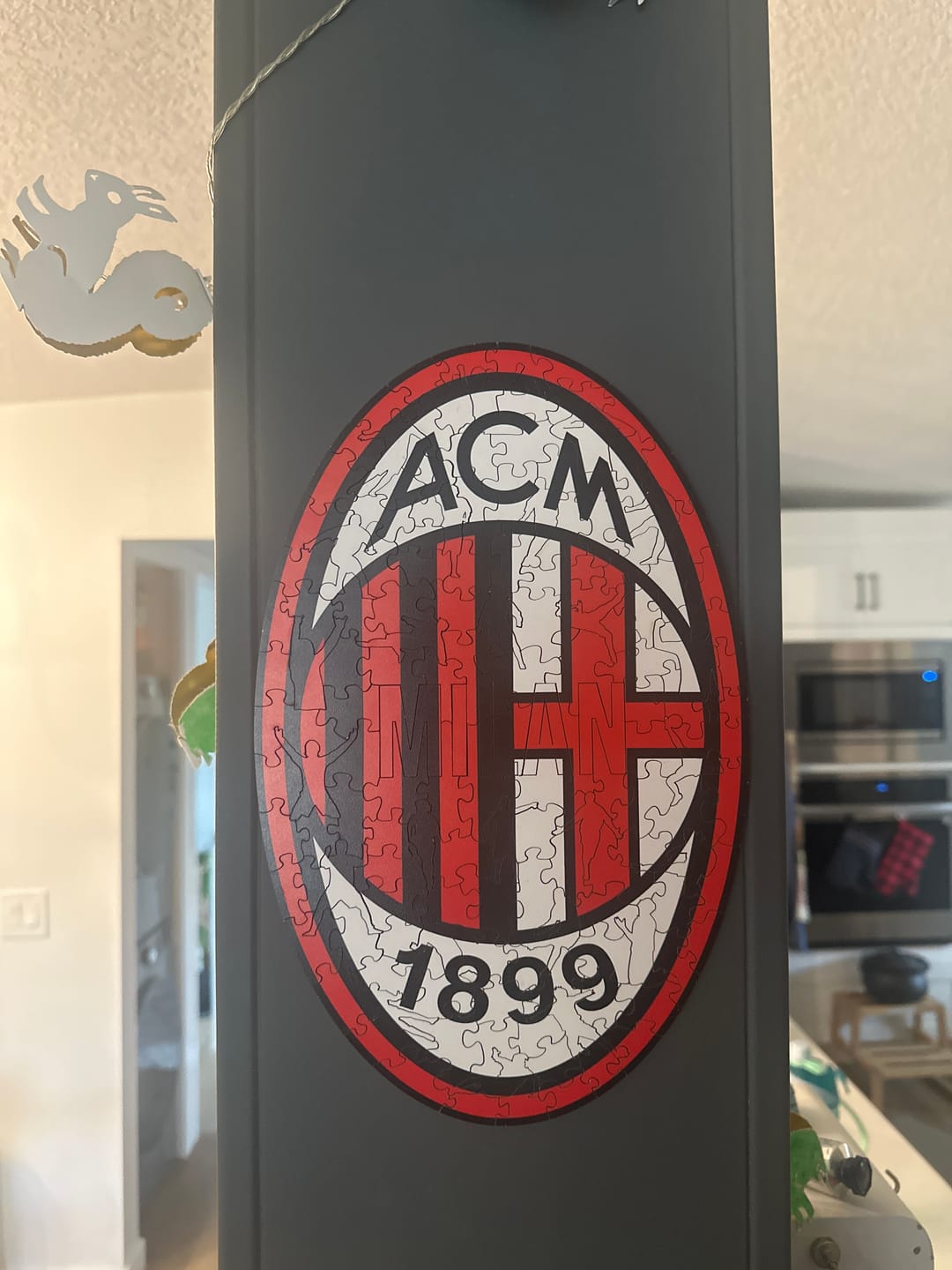 Customer photo review of AC Milan® Logo - Wooden Puzzle