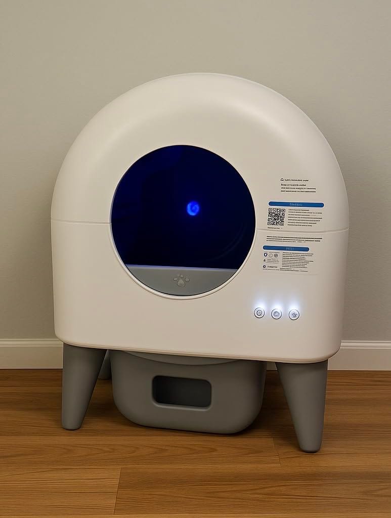 Customer photo review of Cumrige M4 Self-Cleaning Litter Box | Smart Odor-Control Automatic Cat Litter Box
