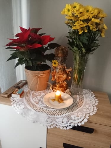 Customer photo review of Figura Espiritual Ganesha Grande || Abundancia - Protección Divina