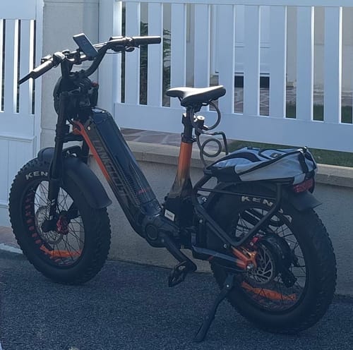 Customer photo review of Lankeleisi RX800 Plus 2025 Version 1000W 20" Fat Bike 960Wh Full Suspension Electric Bike with Torque Sensor 48V 20Ah Battery SUV E-Bike [Pre-Order]