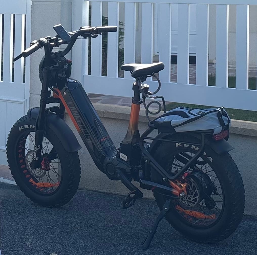 Customer photo review of Lankeleisi RX800 Plus 2025 Version 1000W 20" Fat Bike 960Wh Full Suspension Electric Bike with Torque Sensor 48V 20Ah Battery SUV E-Bike [Pre-Order]