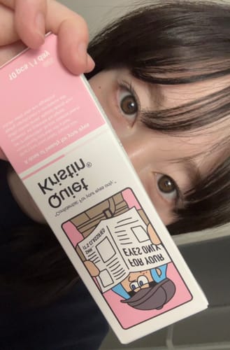 Customer photo review of Quiet Kristin 1Day - グロウブラック
