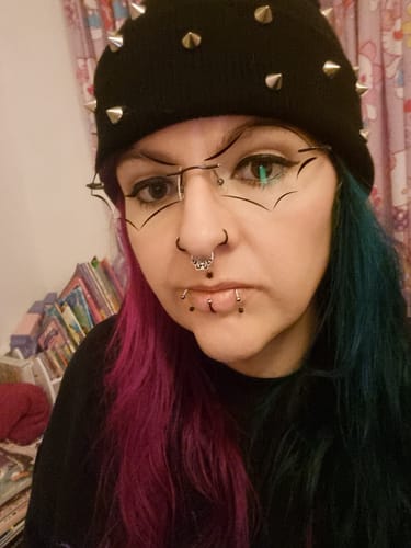 Customer photo review of Batty Eyeglasses